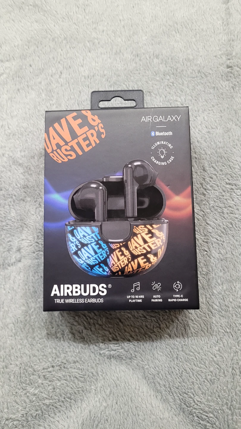 Dave & Buster's Airbuds True Wireless Earbuds
