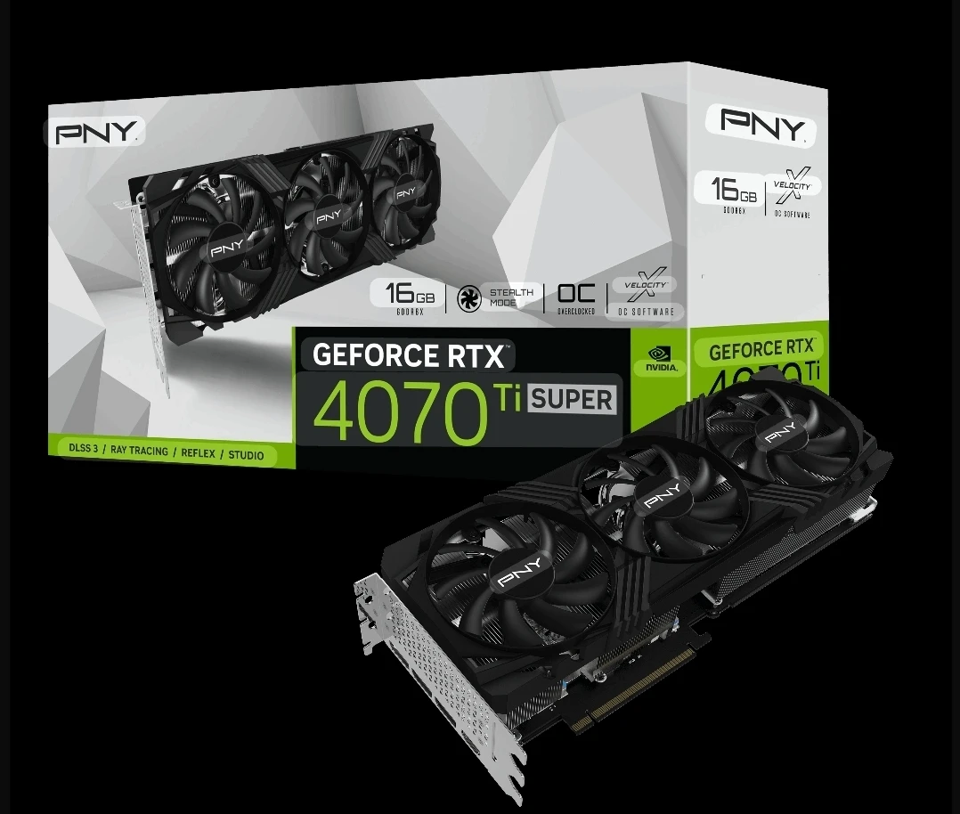 PNY GeForce RTX 4070 Ti SUPER 16GB GDDR6X Graphics Card - photo 5