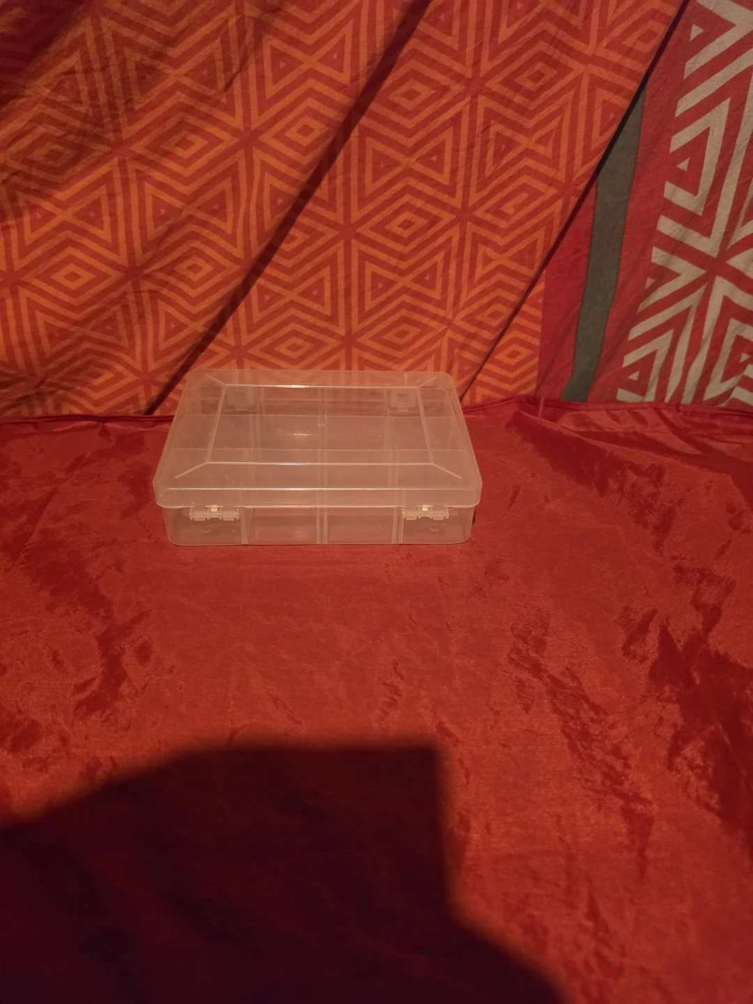 Clear Plastic Organizer Box with Multiple Compartments - photo 4