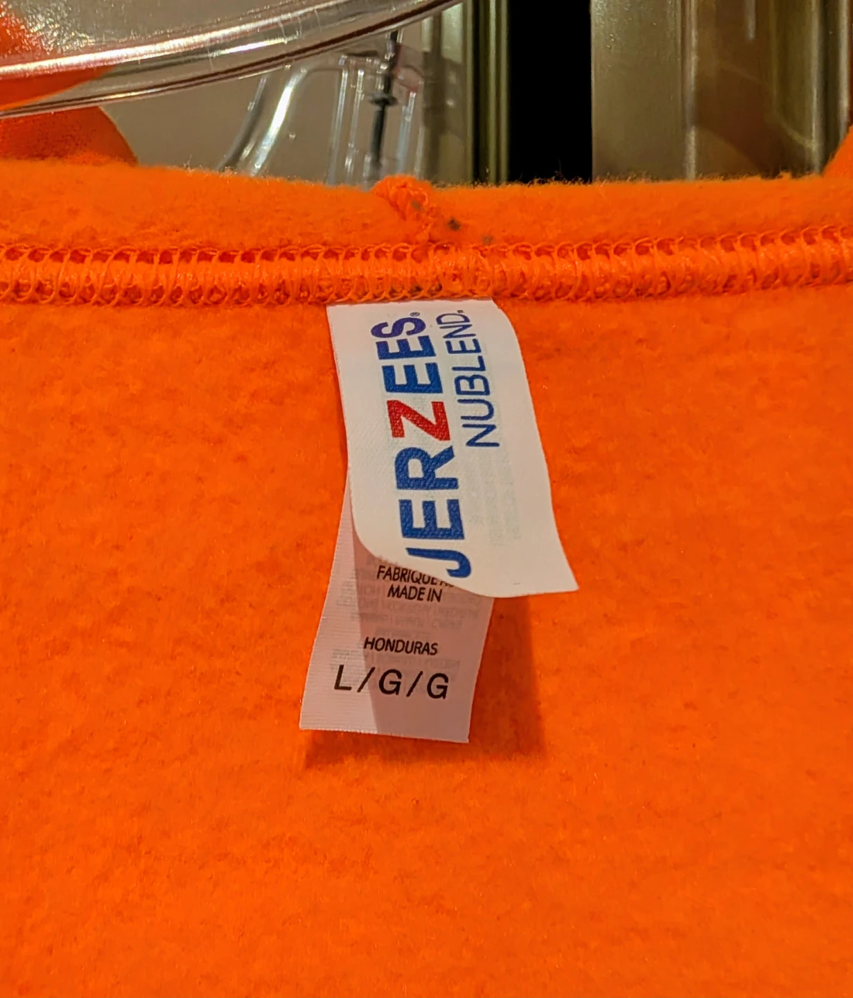 Jerzees Orange Zip-Up Hoodie - photo 4