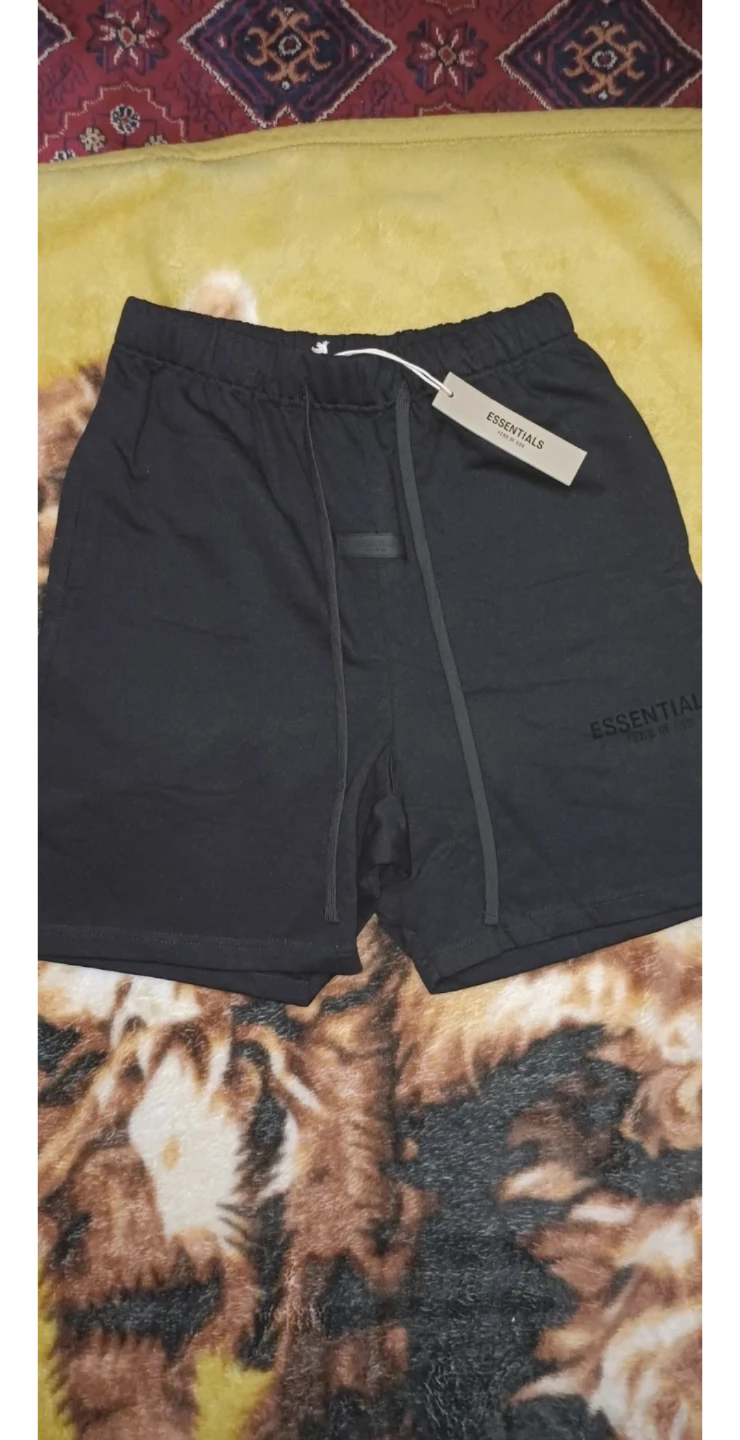 Essentials Fear of God Black T-Shirt and Shorts Set - photo 3