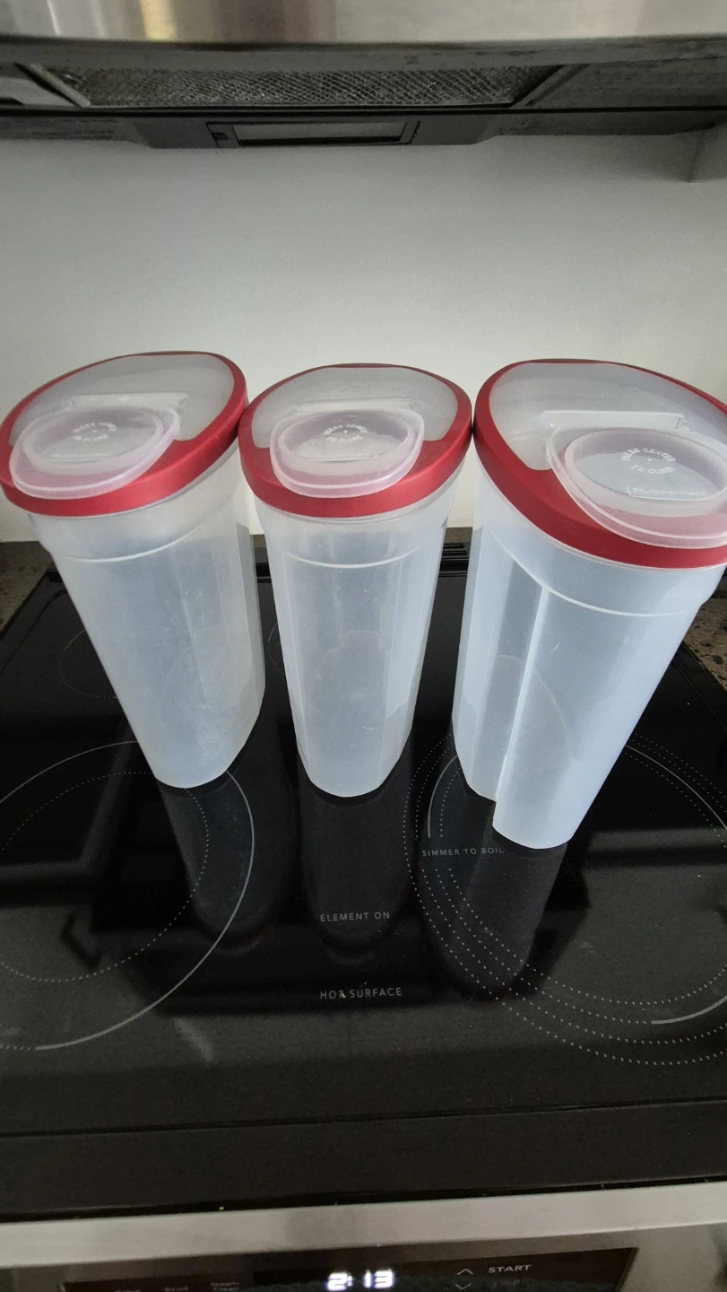 Plastic Food Storage Containers (Set of 3)