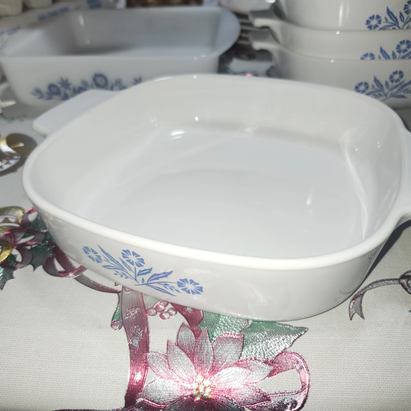 CorningWare Blue Cornflower Casserole Dishes - photo 4