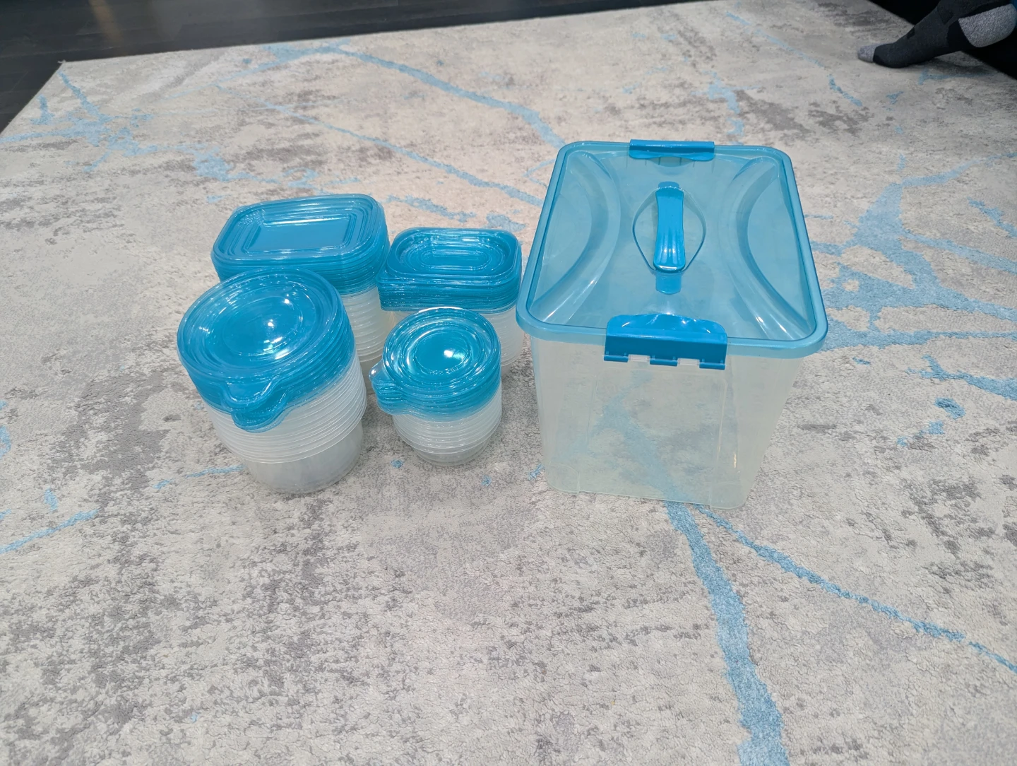 Clear Food Storage Containers with Lids
