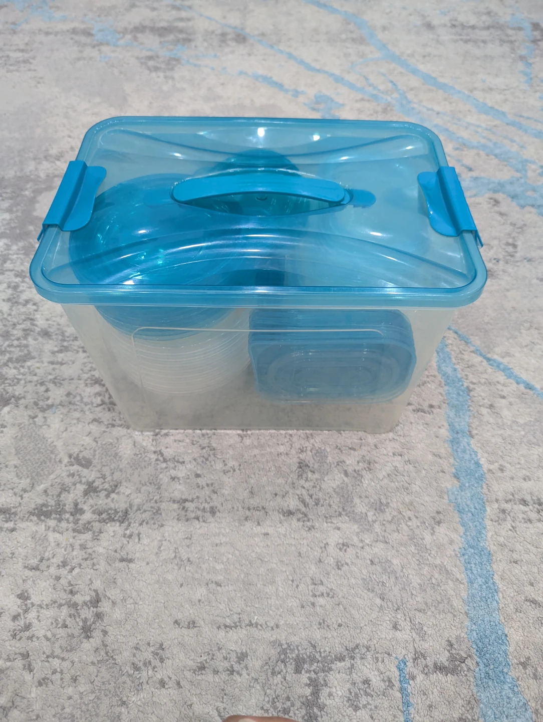 Clear Food Storage Containers with Lids - photo 2