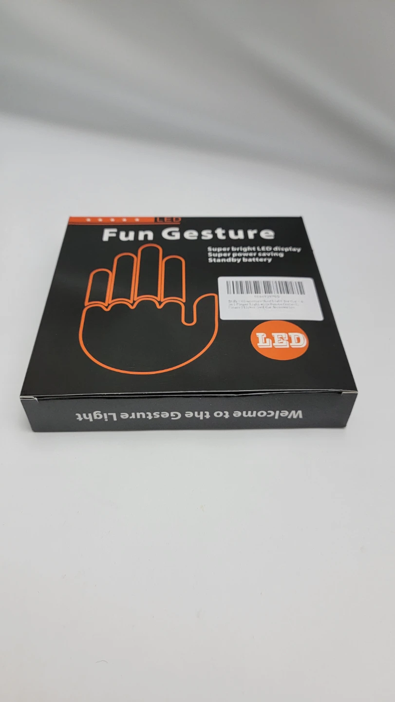 LED Car Gesture Light w/ Remote, Funny Completely Legal - photo 5