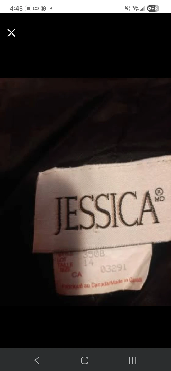 Jessica Black Formal Dress Size 14