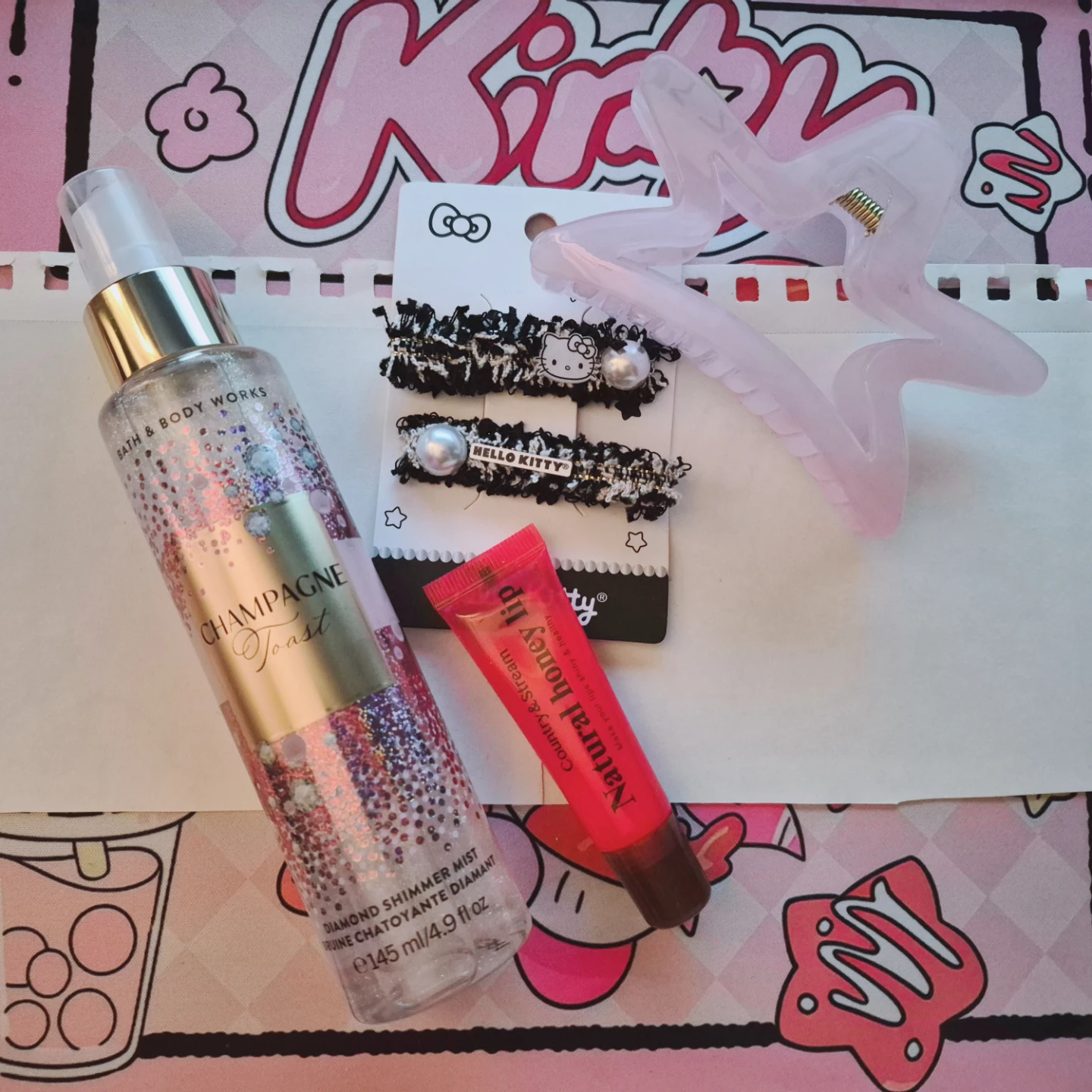 Bundle of accessories, glitter mist +