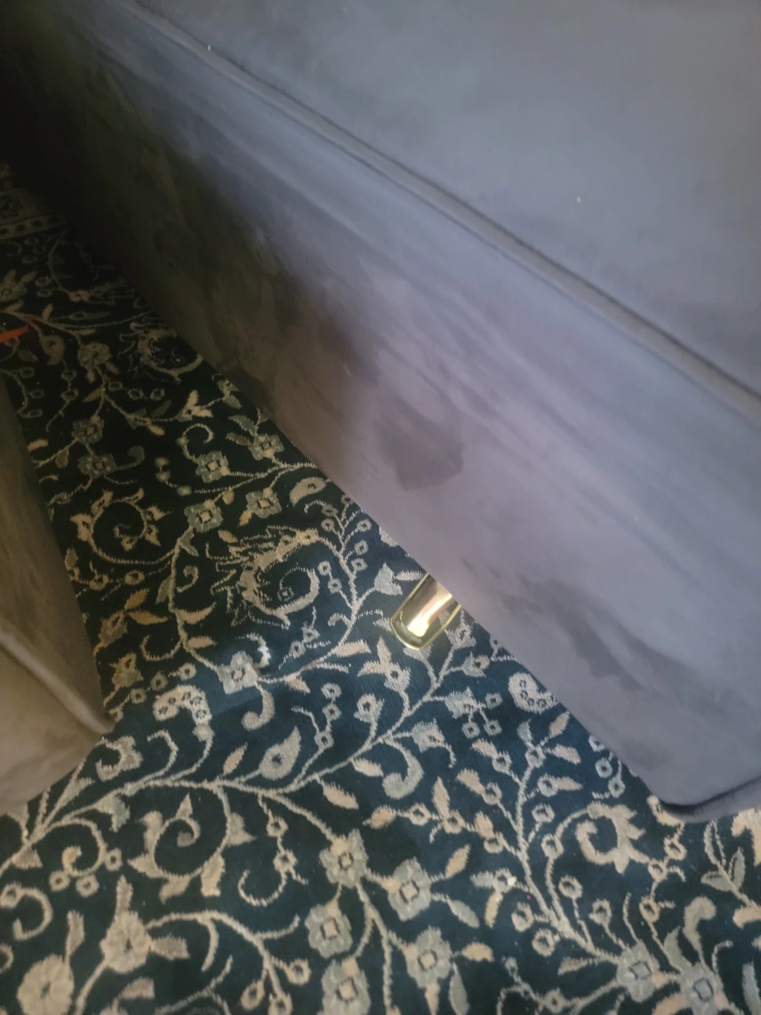 Grey Suede Sofa - photo 3