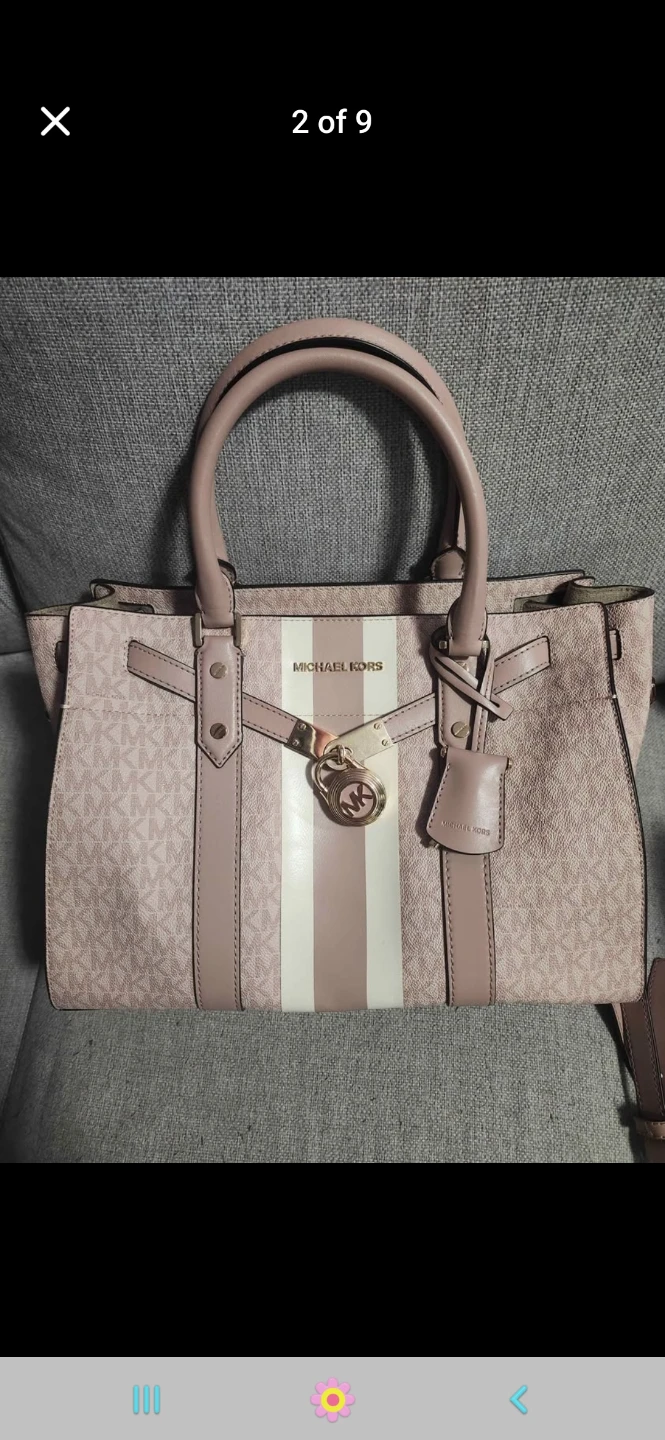 Michael Kors Pink Monogram Tote Bag - photo 2