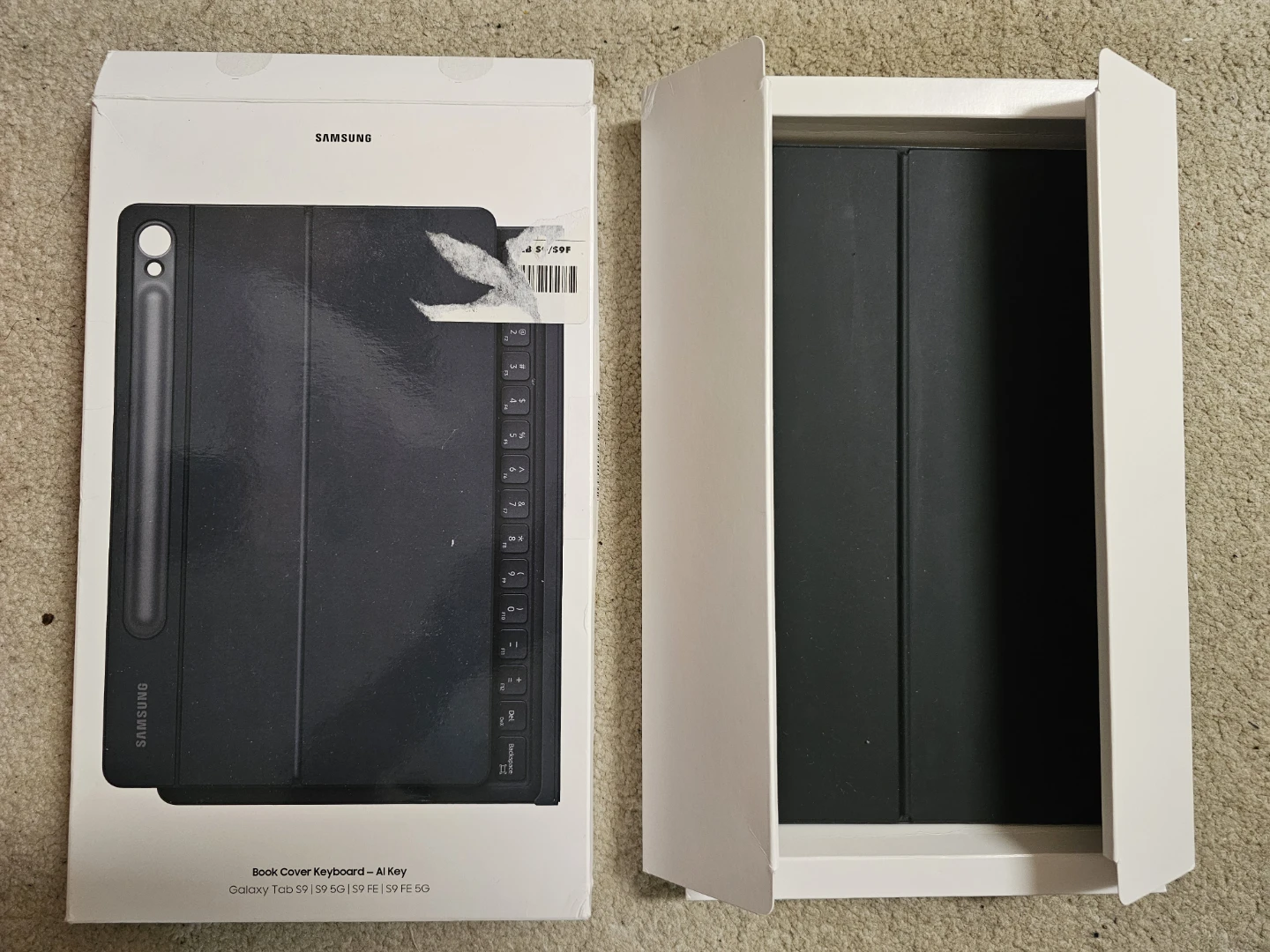 Samsung Keyboard Case for Galaxy Tab S9/S9FE/S10FE - Black