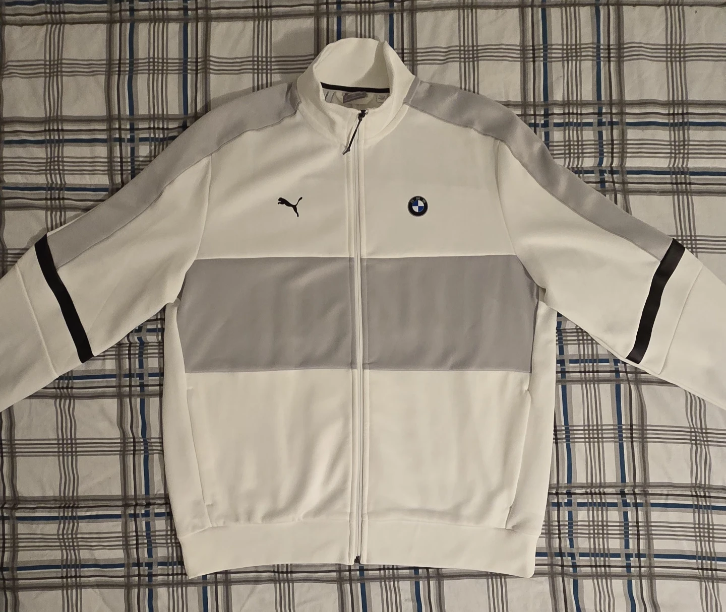 Puma BMW M Motorsport Track Jacket White/Grey