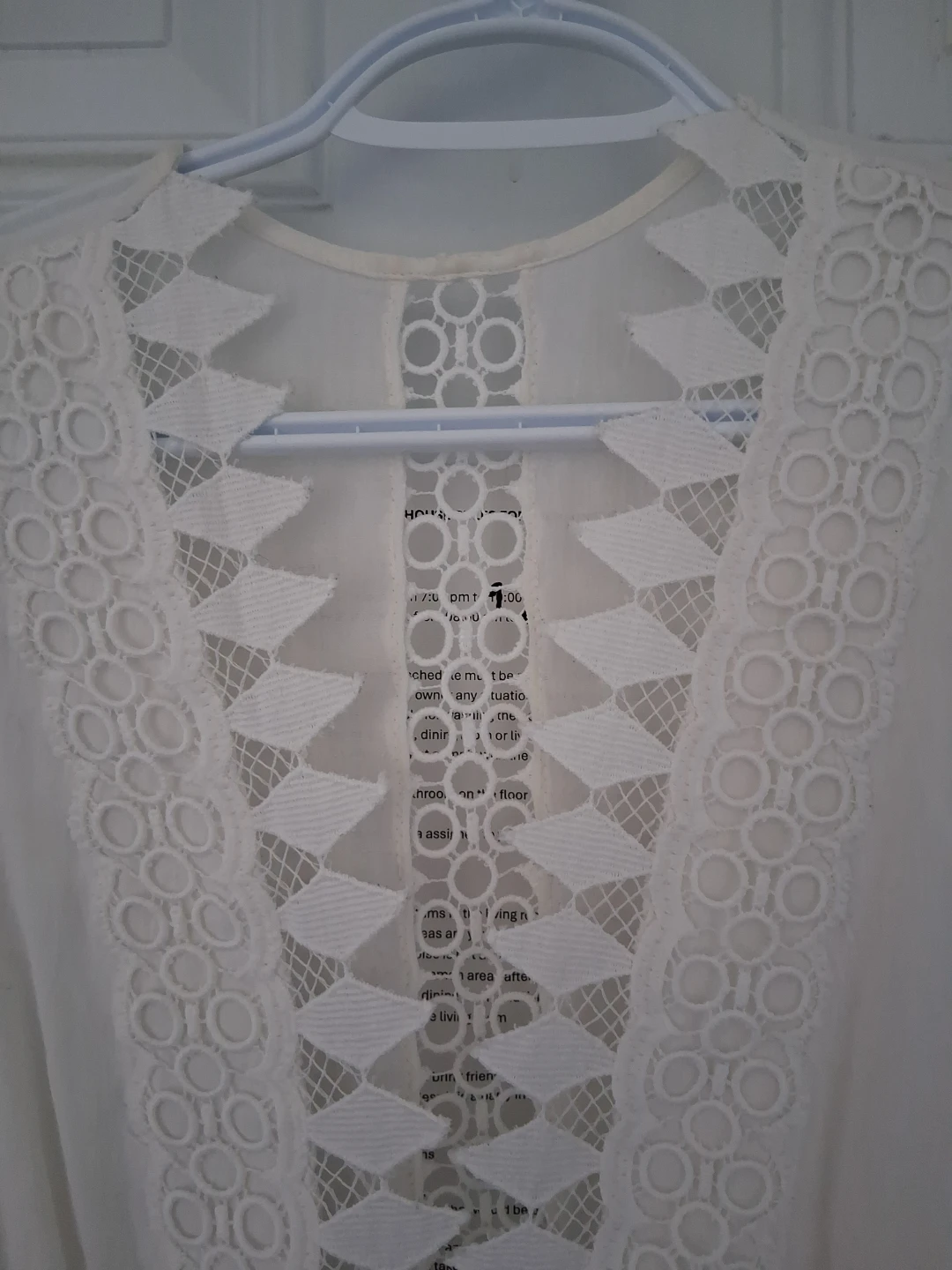 Cream Lace Detail Mini Dress - photo 2