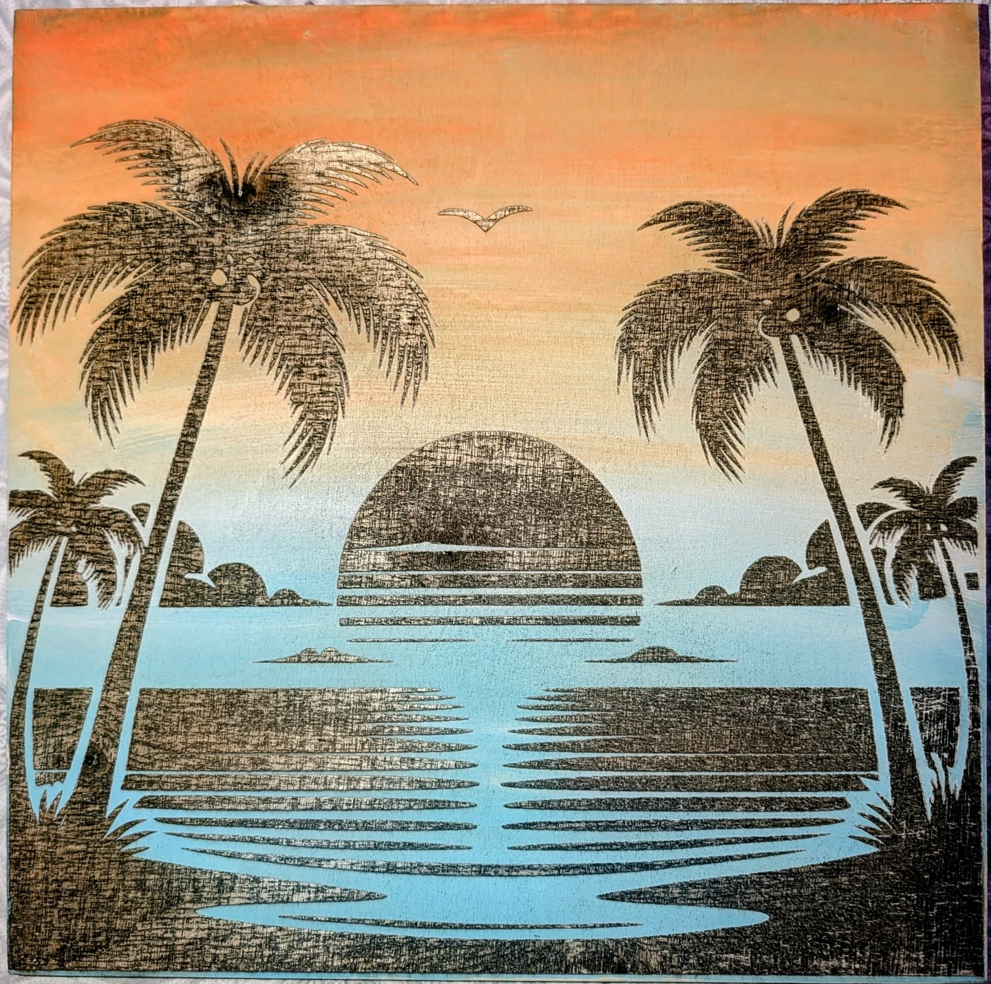 Tropical Sunset Wall Art