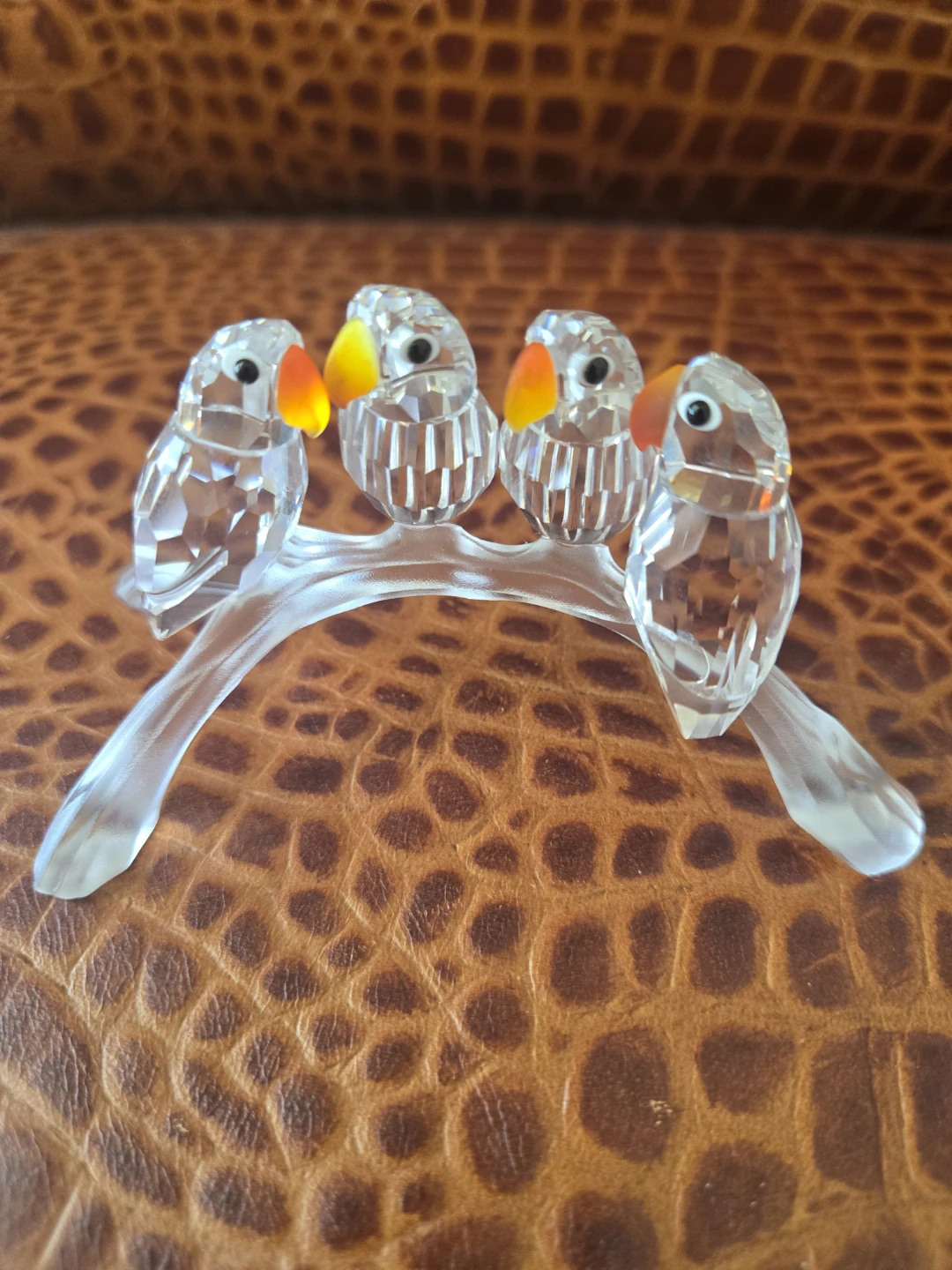 Swarovski Parrot, Feather pen and Perfume bottle. - photo 2