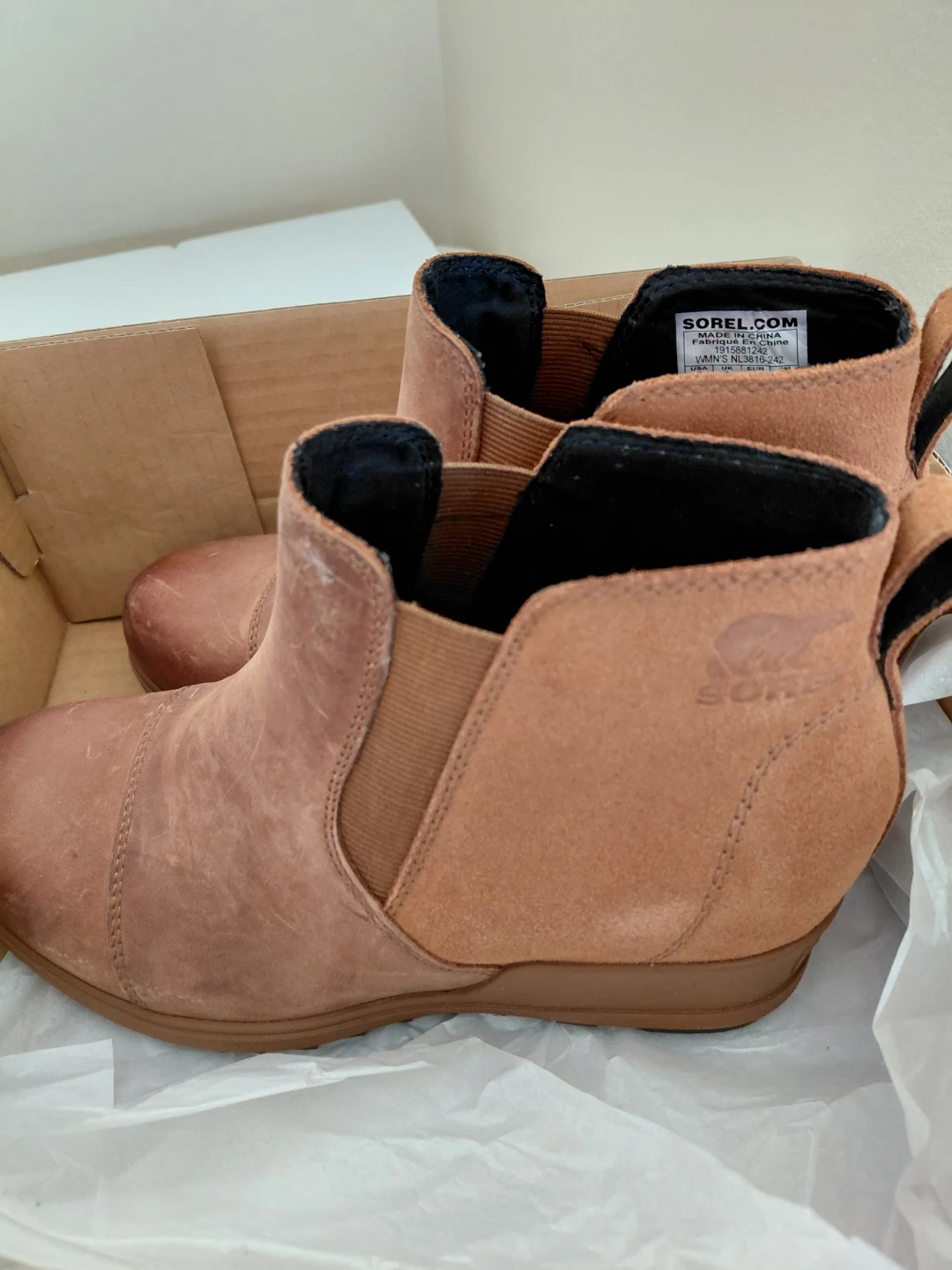 Sorel Brown Leather Ankle Boots - photo 3