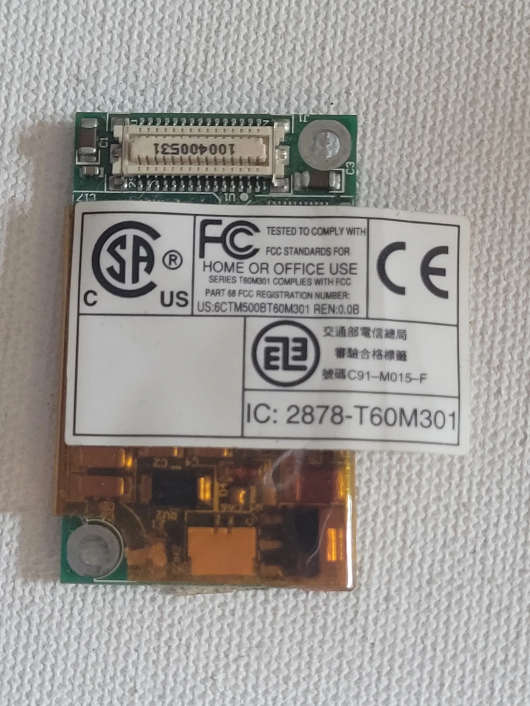 Wistron T60M301 Modem