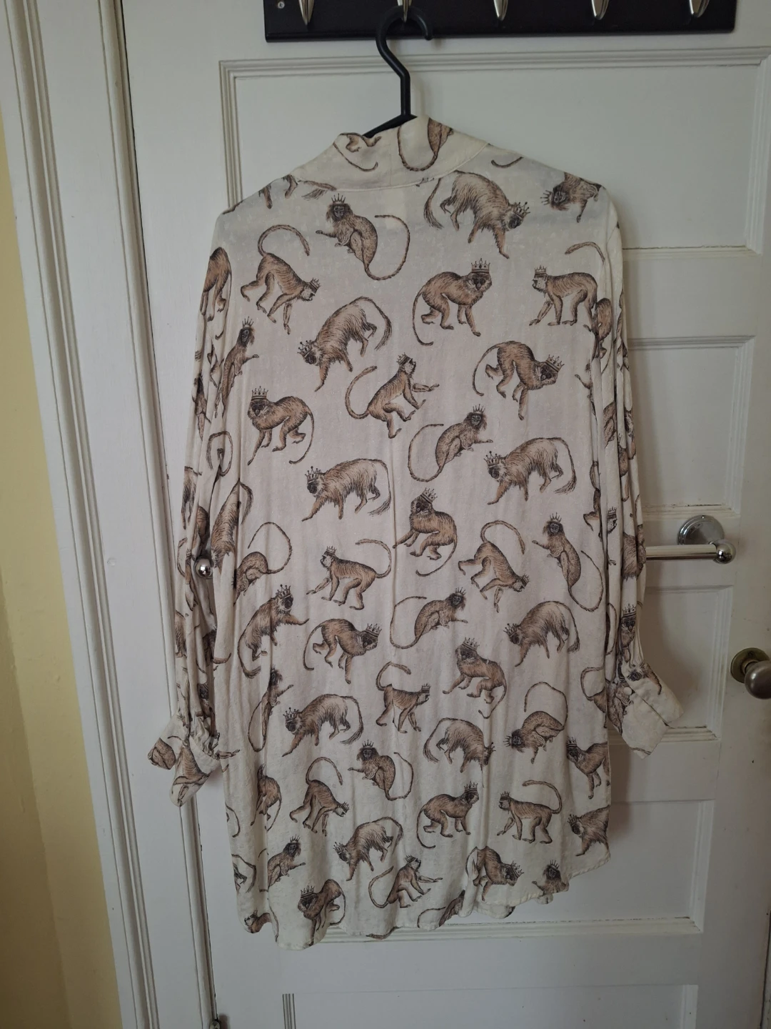 Monkey Print Shirtdress, size 12 - photo 2