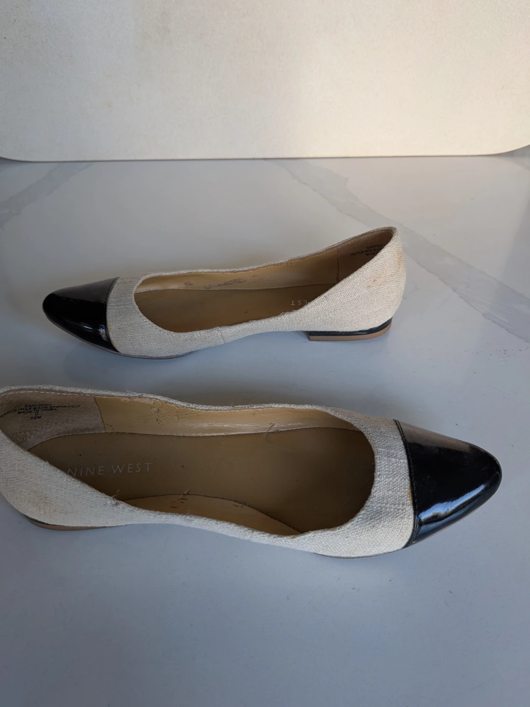 🌱Nine West Women's Cap Toe Flats