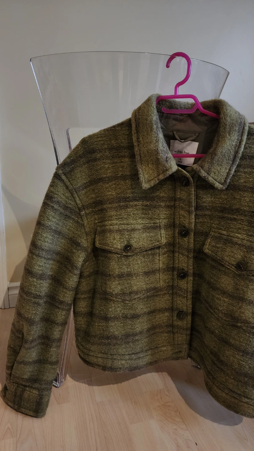 Green wilfred free boxy jacket
