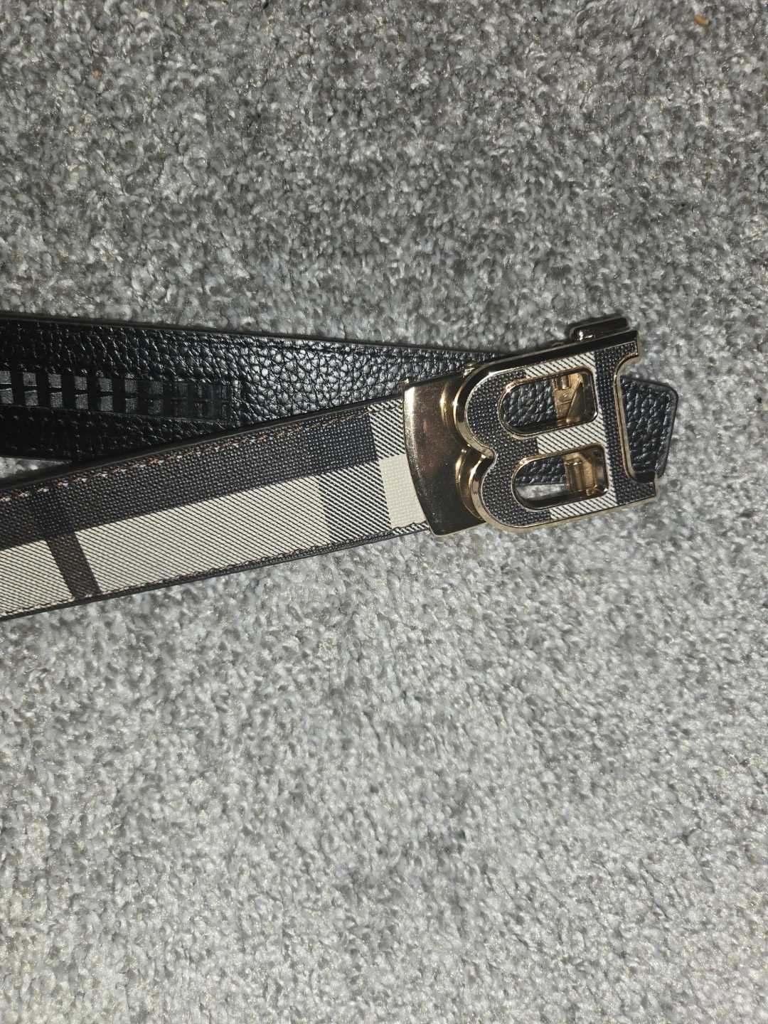 Designer Belt with 'B' Buckle - photo 2