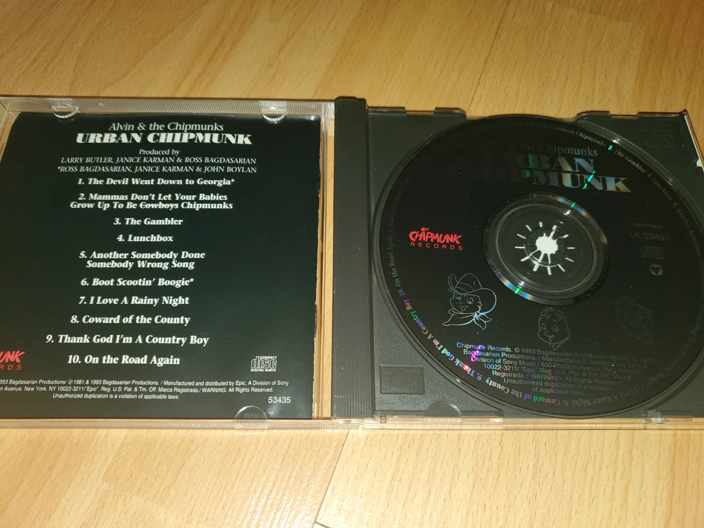 1993 Alvin & The Chipmunks Urban Chipmunk CD - photo 2