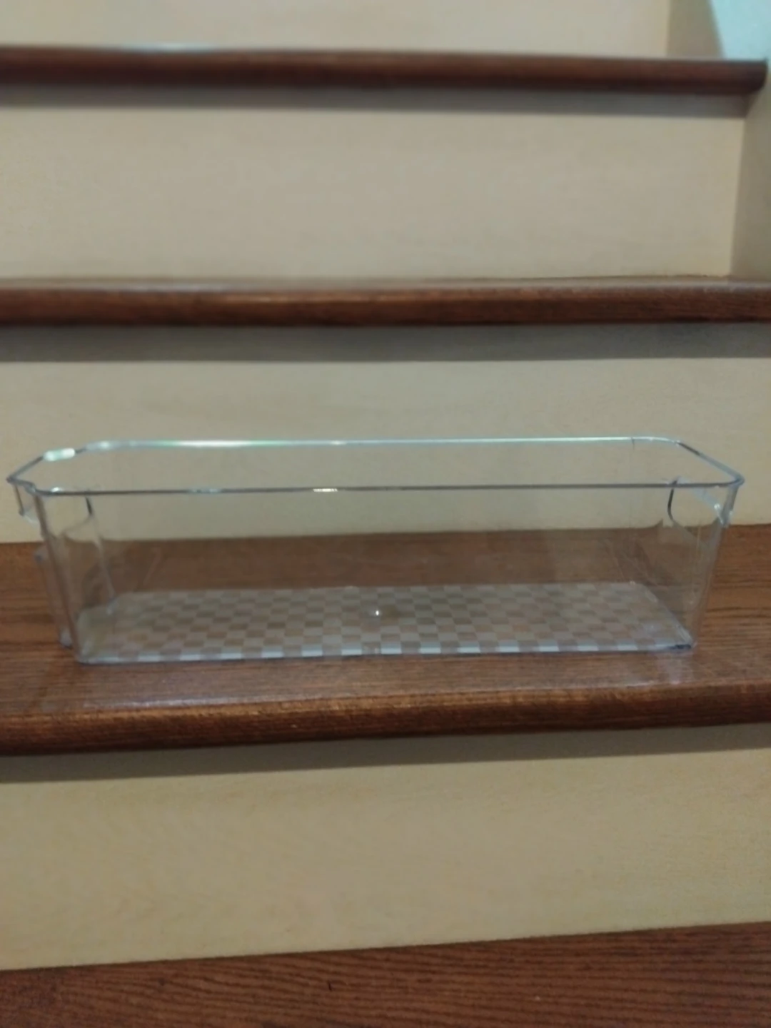 Two Clear Plastic Storage Bin