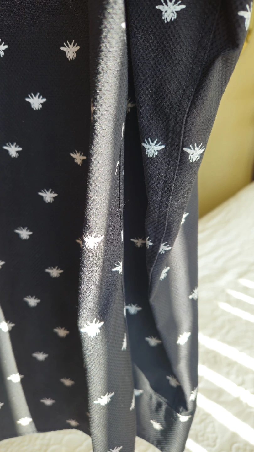Shirt Dior Black Bee Embroidered Button-Up Shirt Size Medium - photo 5