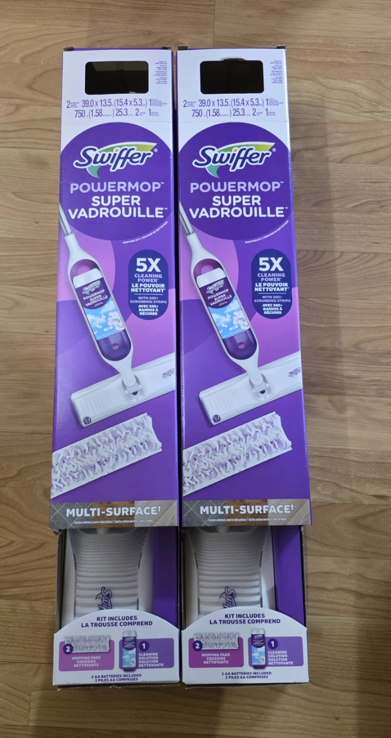 Brand new Swifter Power Mop. Selling for $20 each