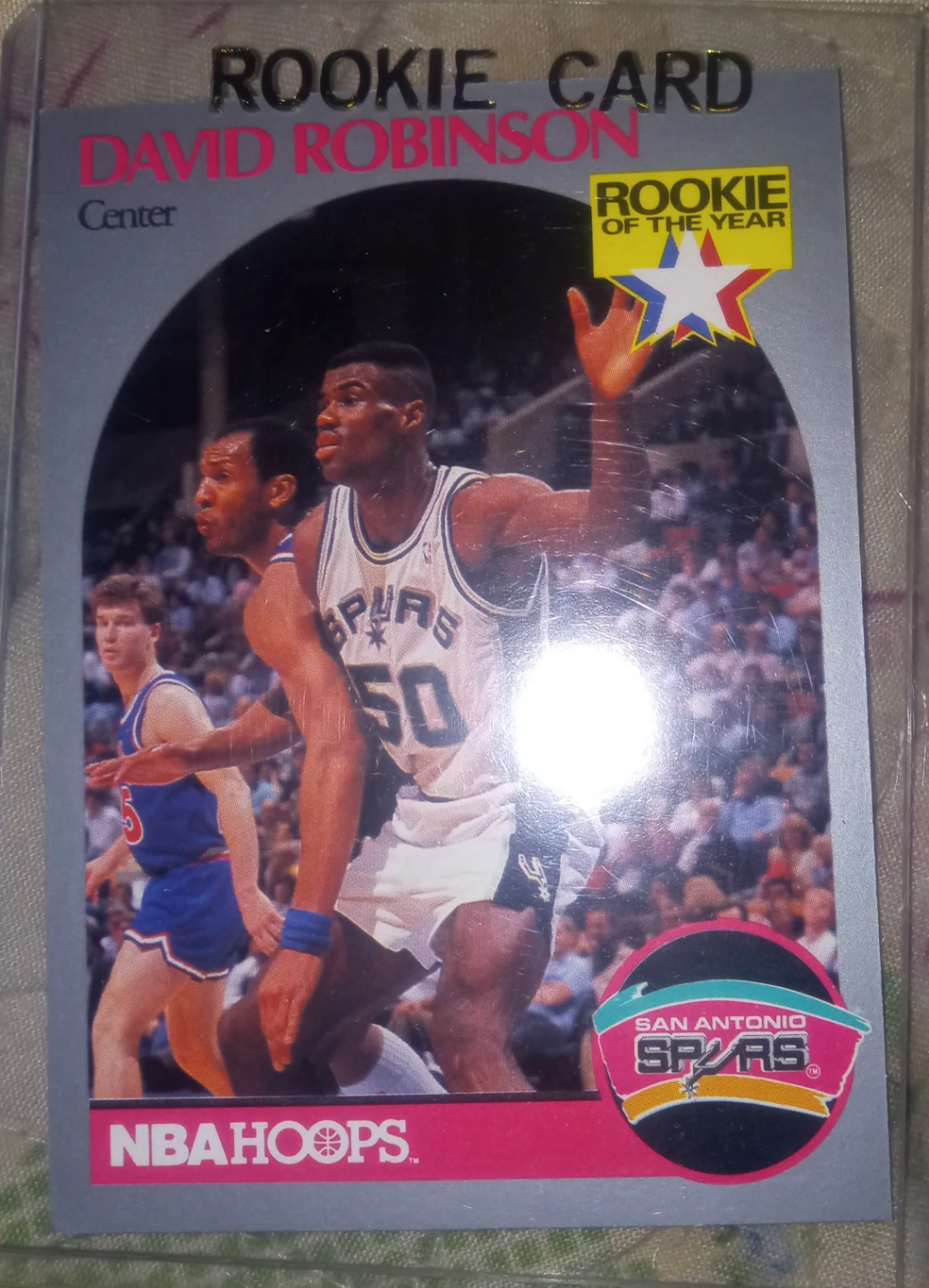 1989 NBA Hoops David Robinson Rookie Card
