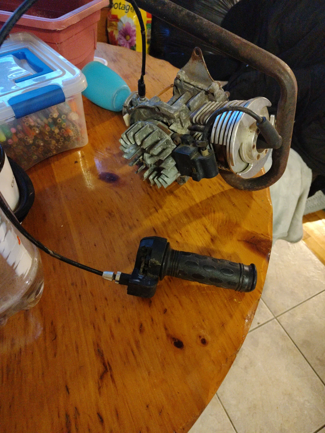 Small Engine Carburetor with Throttle Assembly - photo 2