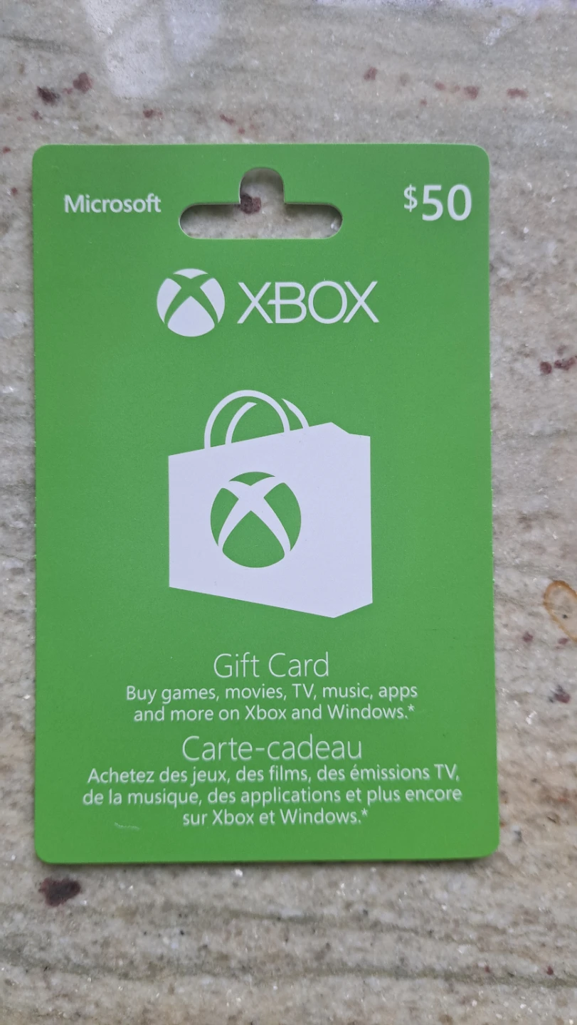$50 Xbox Gift Card