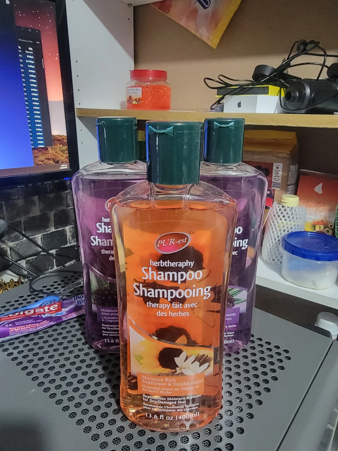 PUR-est Herbtherapy Shampoo - Sunflower & Vanilla Sugar