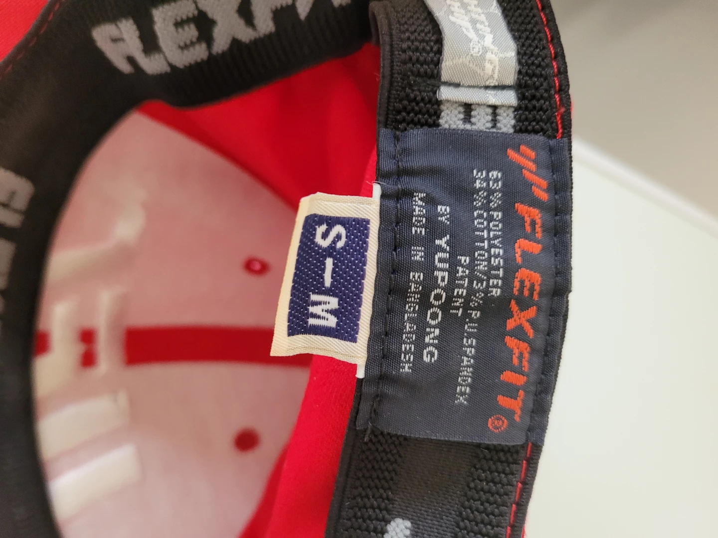 Red UFC Flexfit Baseball Cap S-M - photo 2