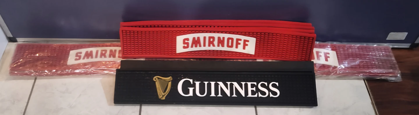 Smirnoff & Guinness Bar Mats