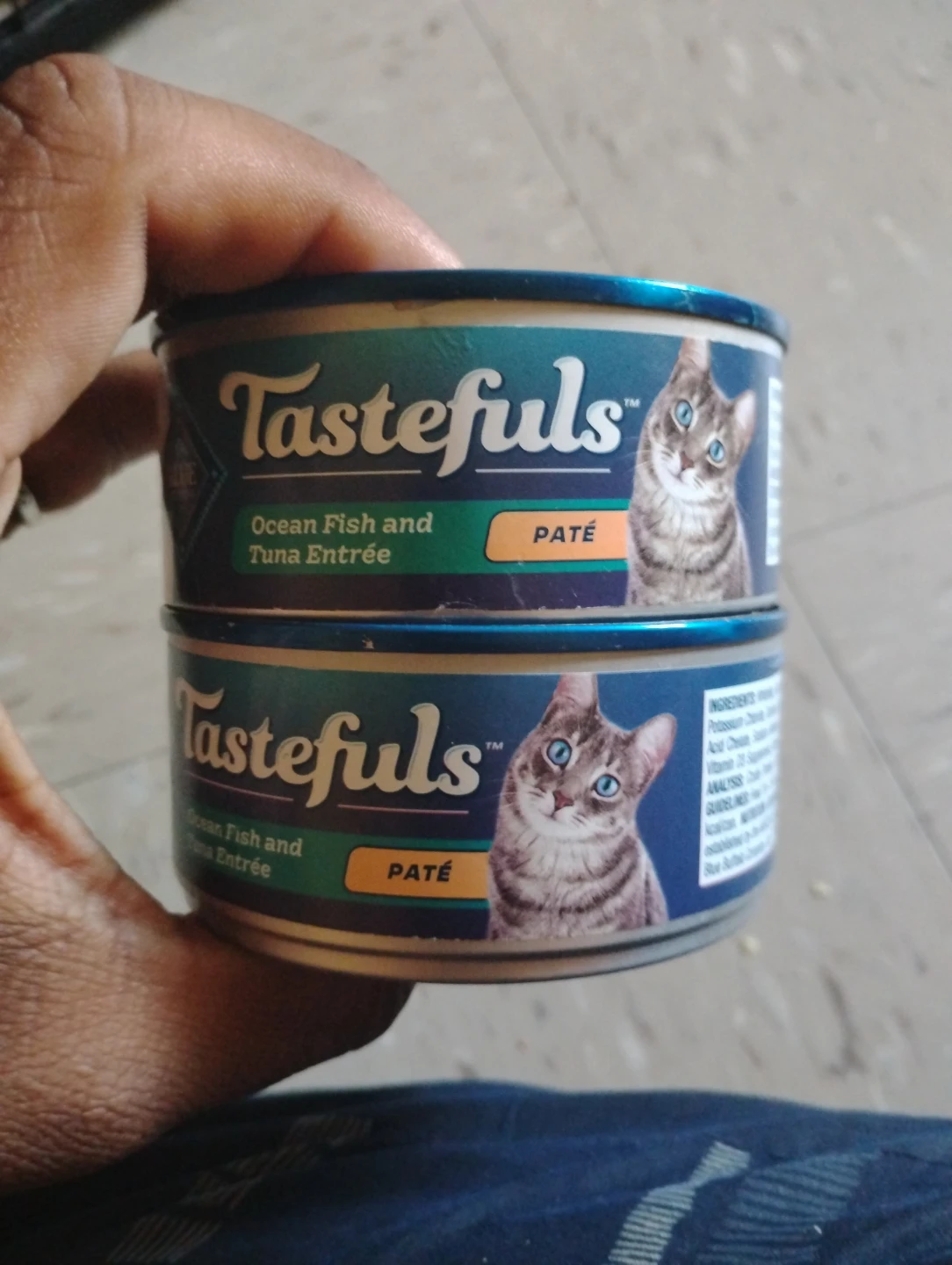 Tastefuls Ocean Fish and Tuna Entrée Pate Cat Food (2 Cans)
