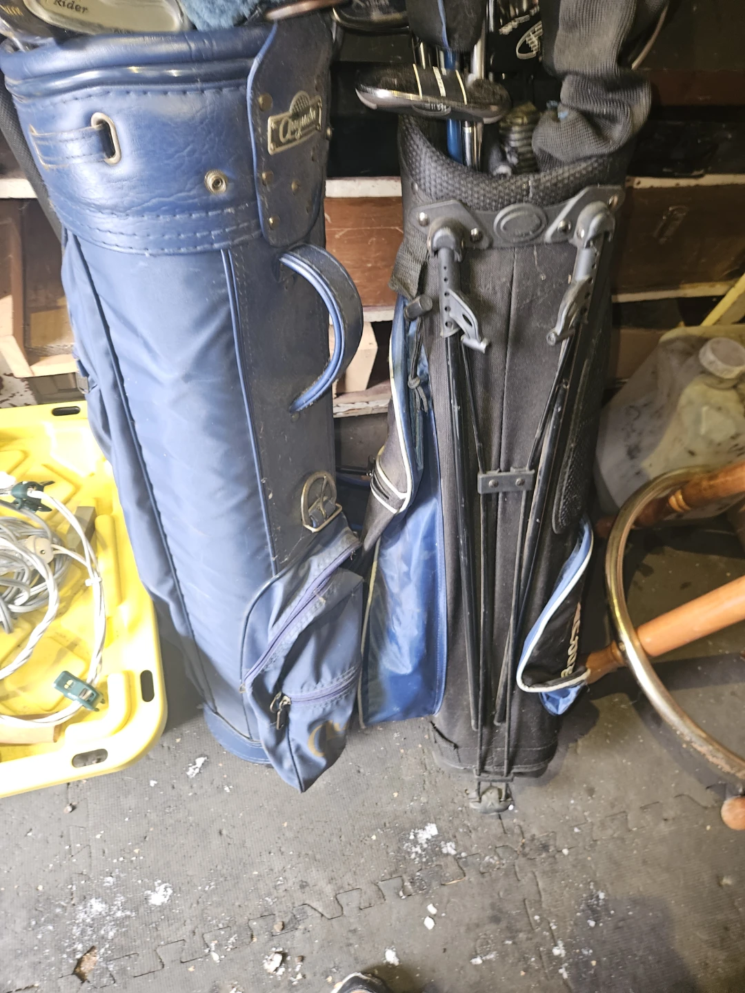 Two Golf Bags with Clubs and Headcovers - photo 2