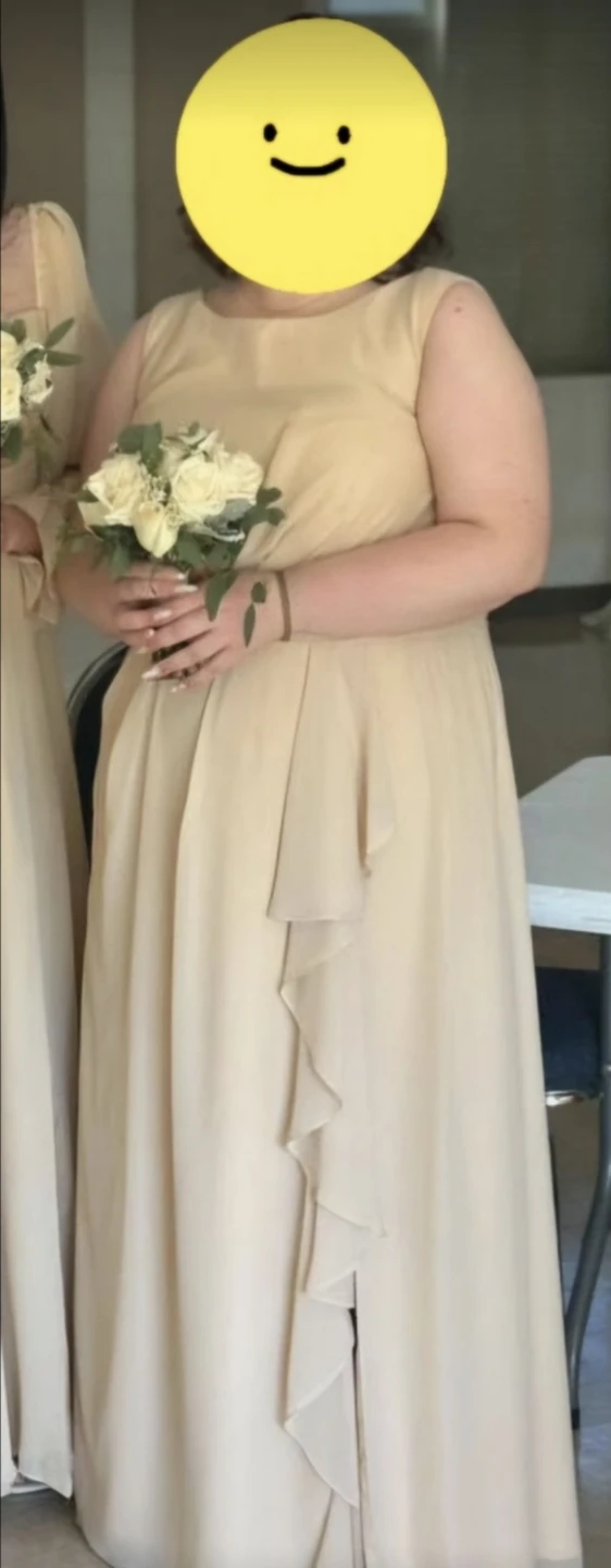 JJ's House Champagne Bridesmaid Dress - Size US 26W