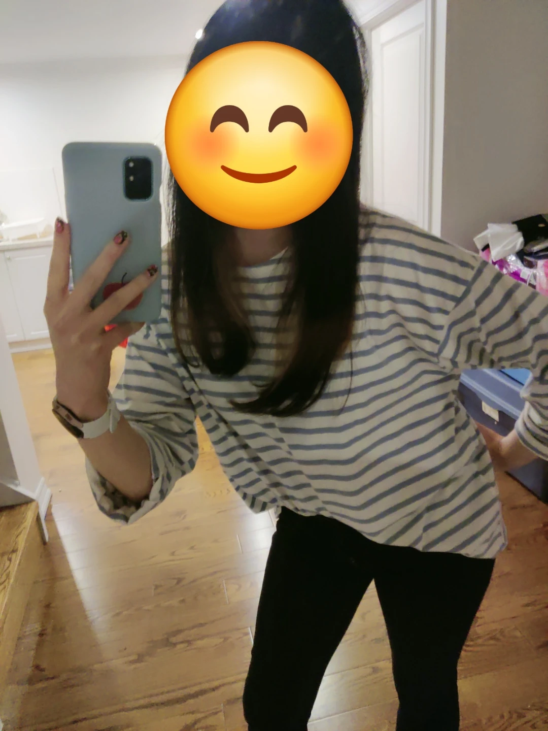 striped long sleeve shirt
