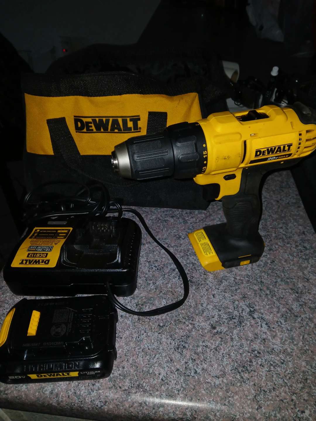 New drill set 20 volts