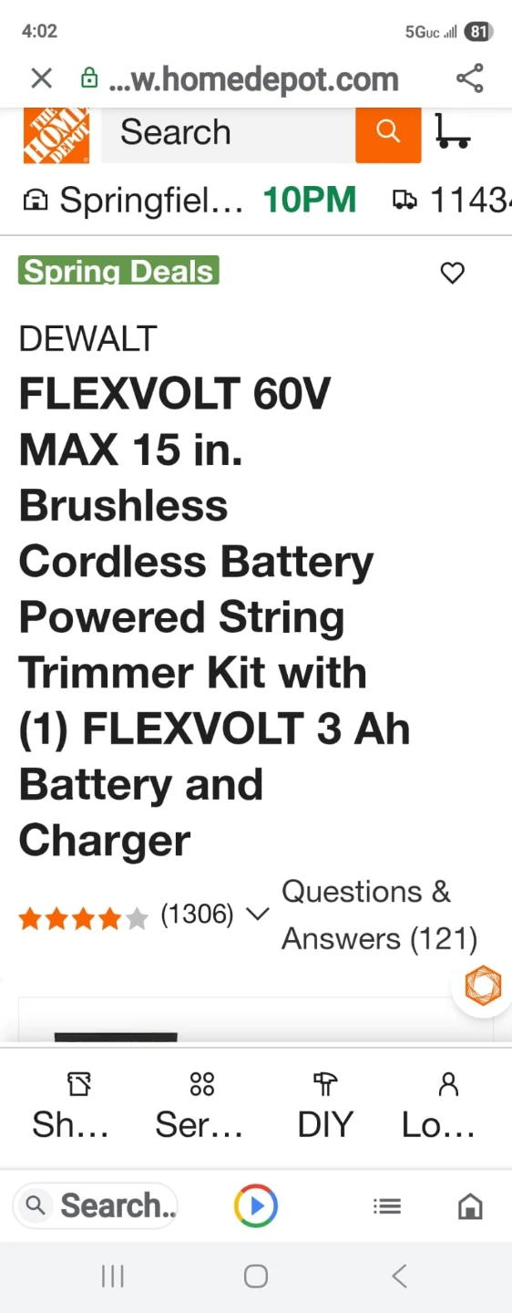 DeWalt 60V Brushless Flexvolt max 15 inch - photo 2