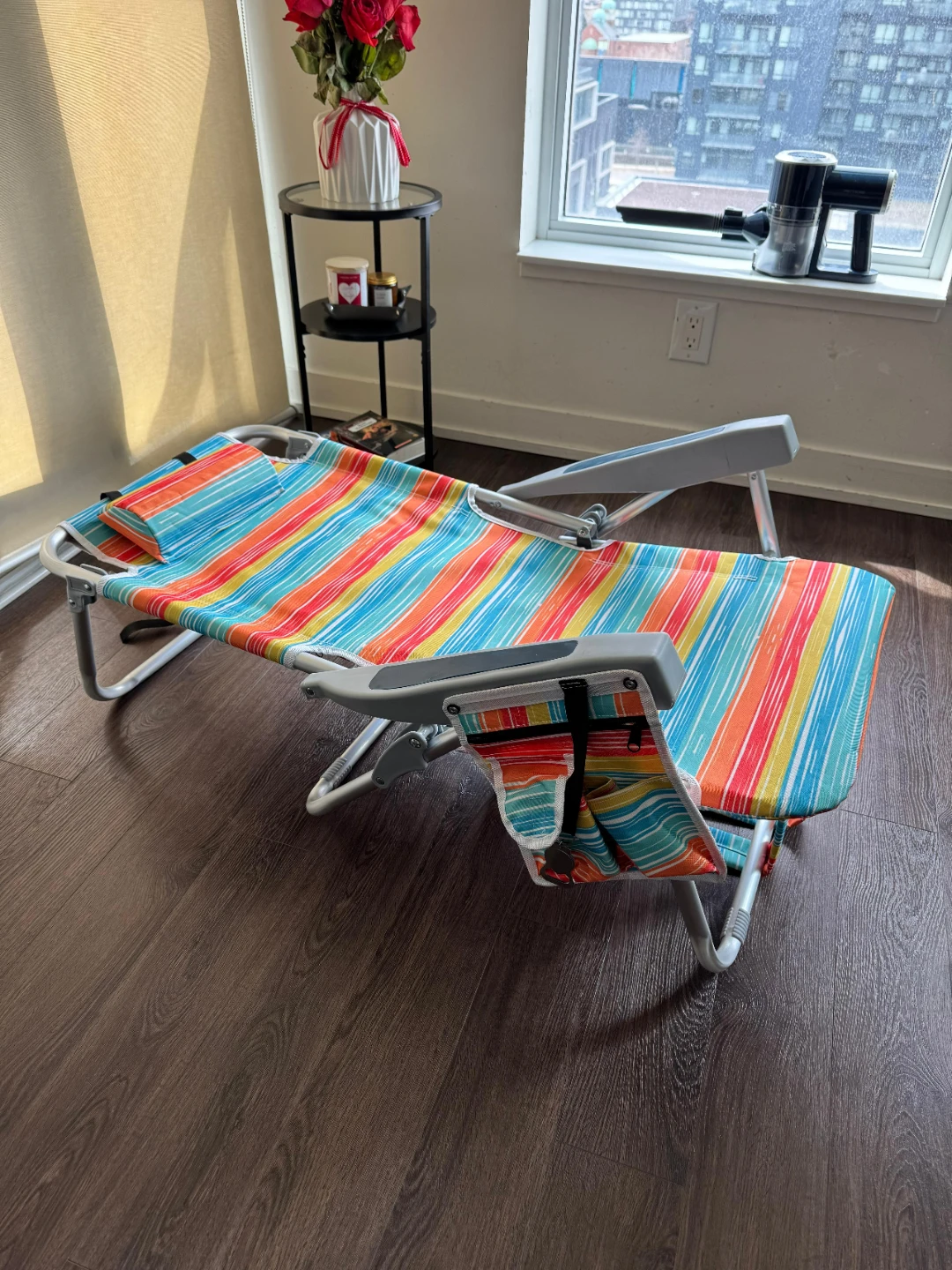 PASAMIC Portable Beach Chair with Cooler Pouch - photo 4