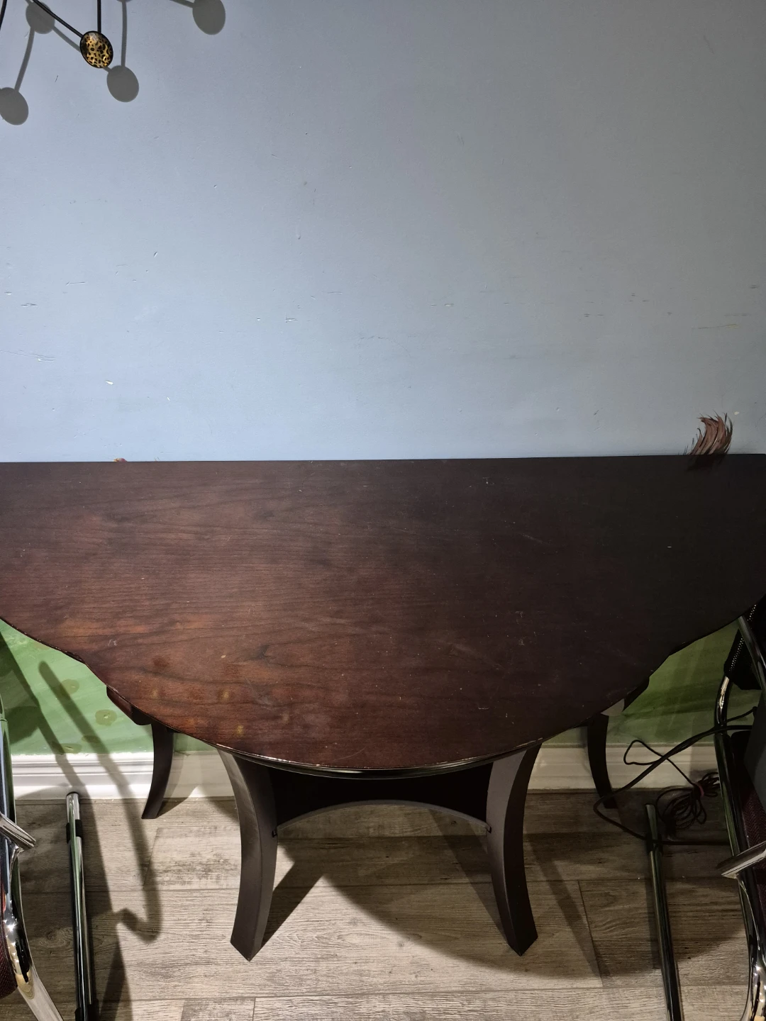 Wooden wall table - photo 2