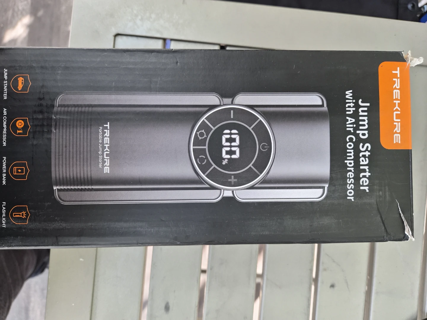 TREKURE Portable Jump Starter with Air Compressor