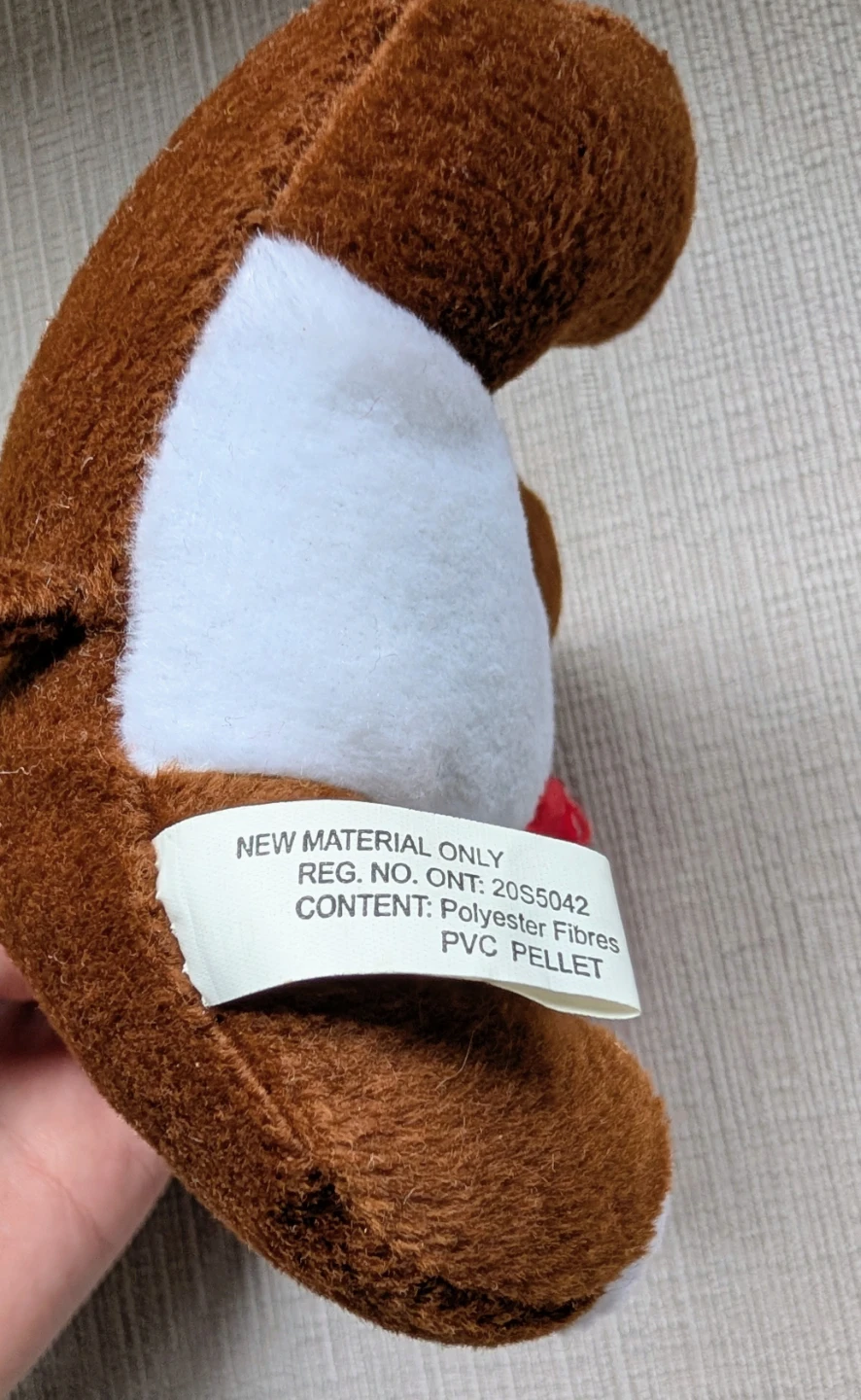 Plush Reindeer Toy with Scarf and Hat - photo 2