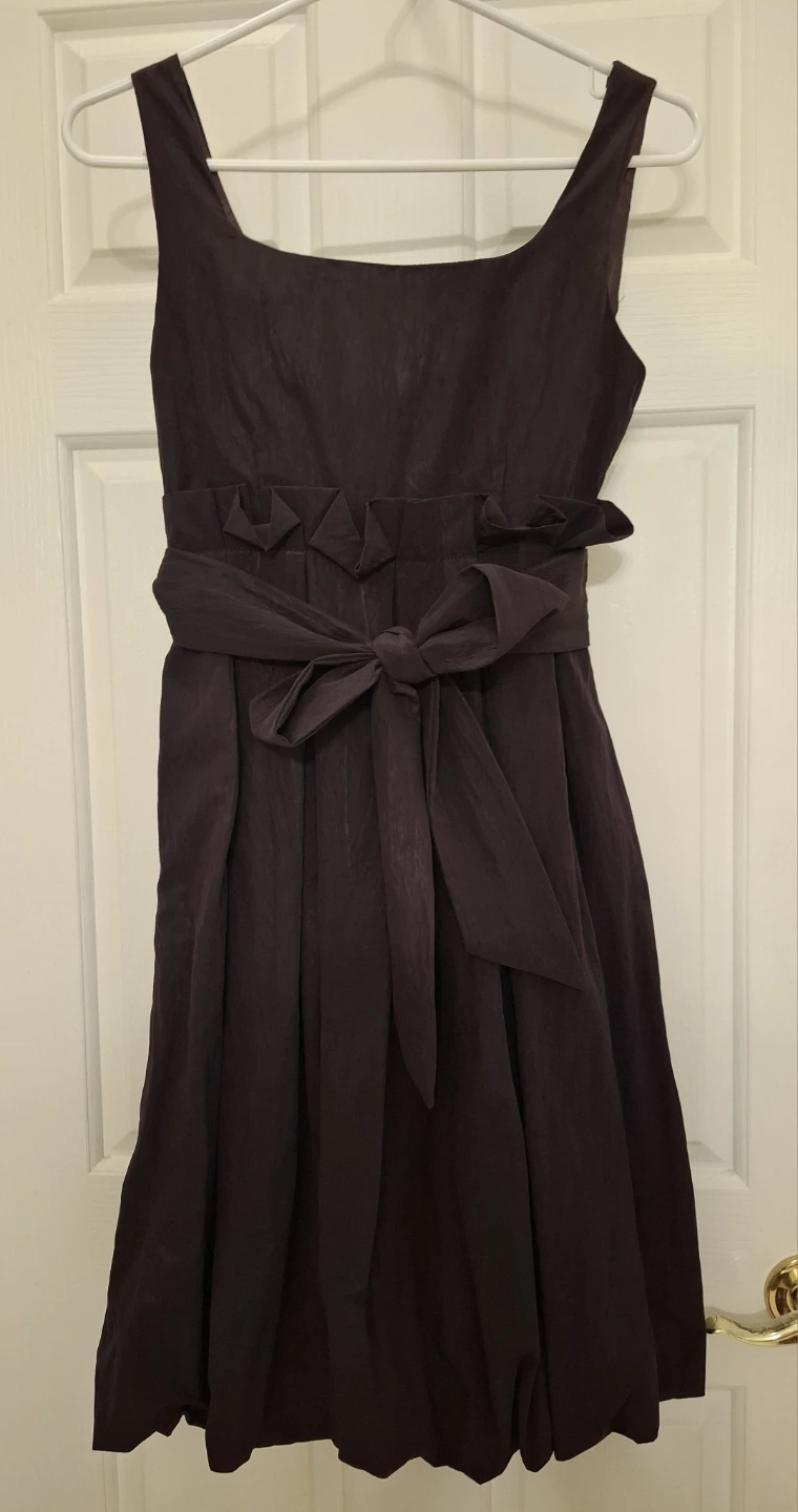Women's Dark Purple A-Line Dress