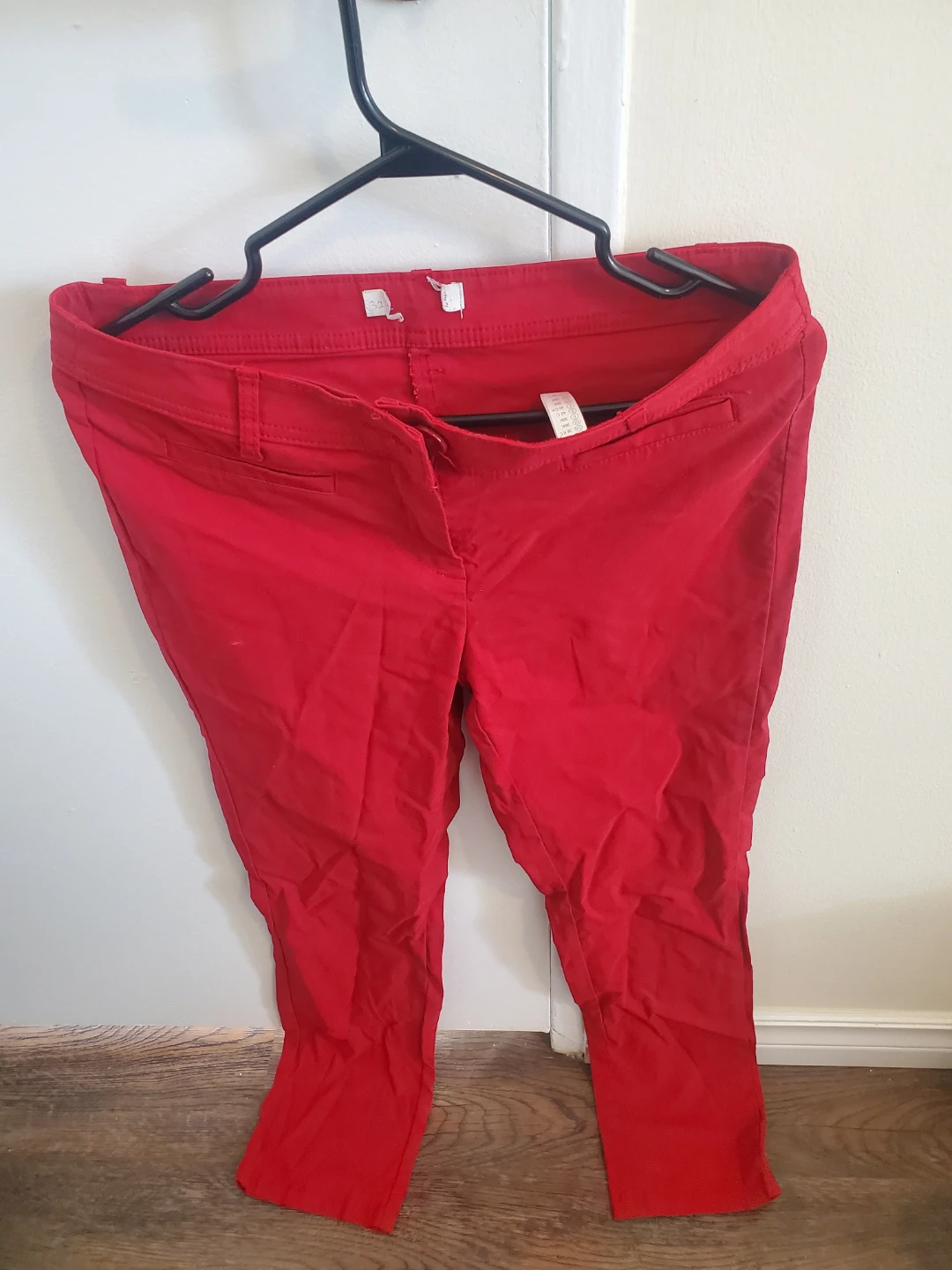Red Tailored Pants