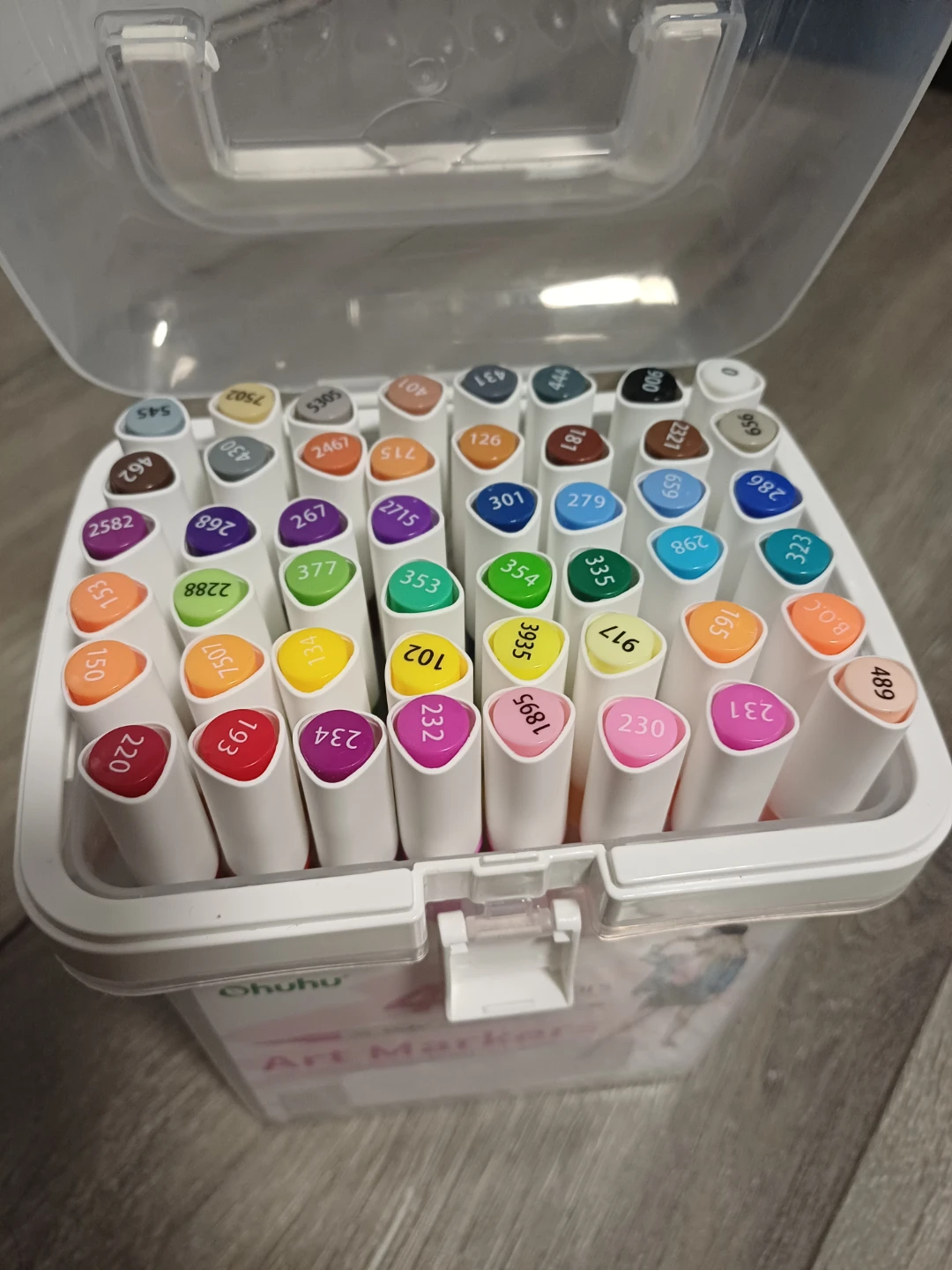 Ohuhu 48 Colors Art Markers Double-Tipped Alcohol Markers - photo 3