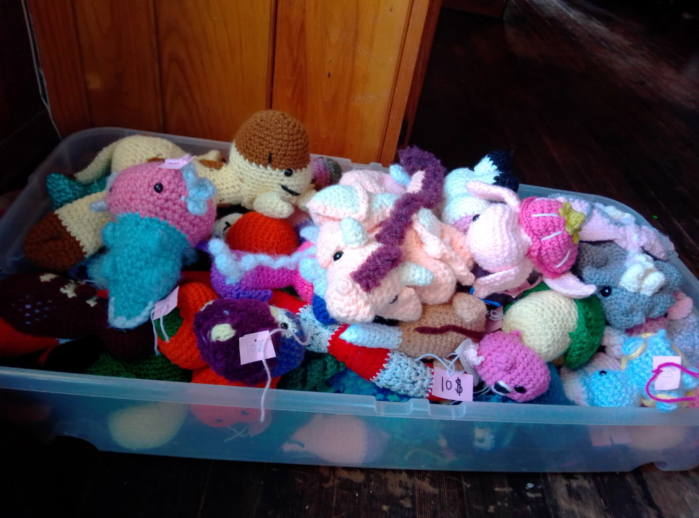 Hand-Crocheted Stuffed Animals - Various Designs