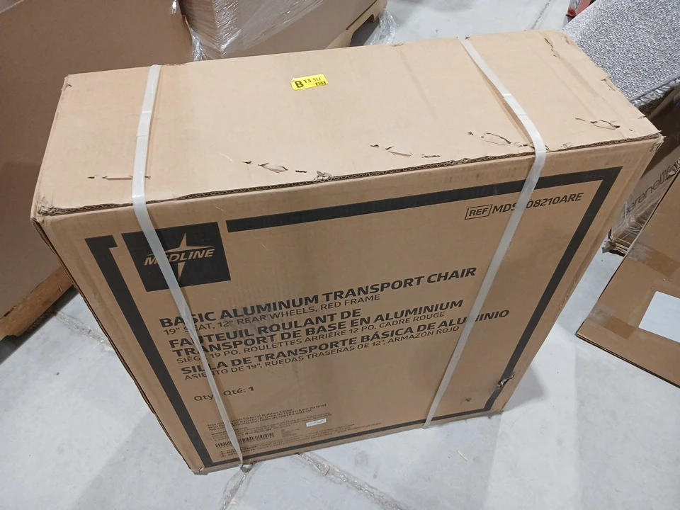 MEDLINE BASIC ALUMINUM TRANSPORT WHEELCHAIR - 19" ♿🦽 - photo 2